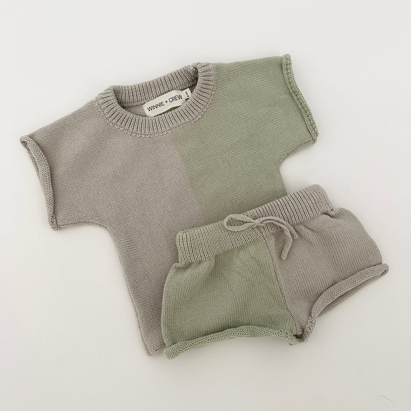 Colorblock Knit Set