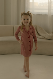 Toddler Bamboo Sleeping Dress | Red Gingham