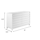 Priya 6-Drawer Solid Wood Dresser