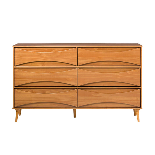 Atticus Solid Wood Mid-Century Modern Dresser