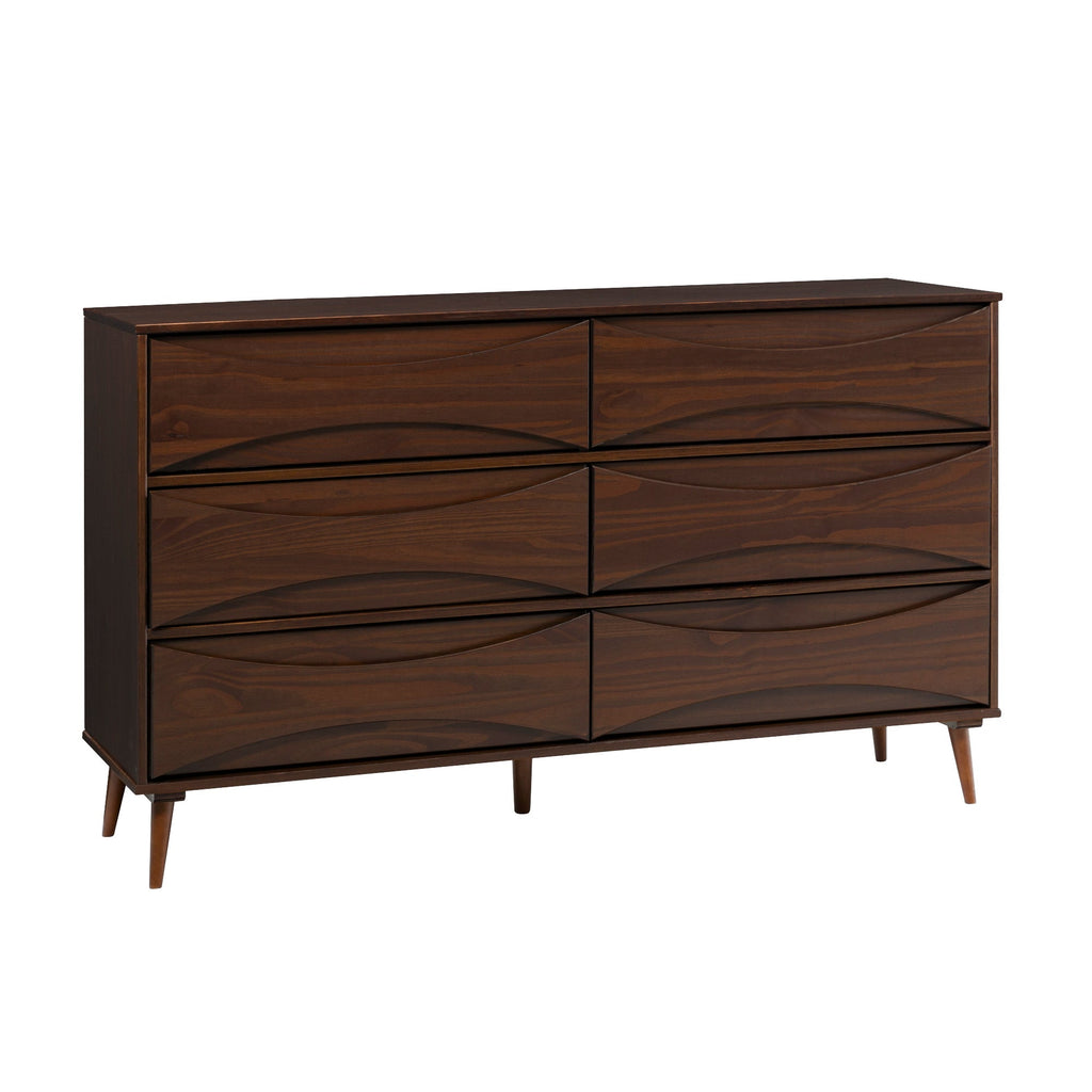 Atticus Solid Wood Mid-Century Modern Dresser