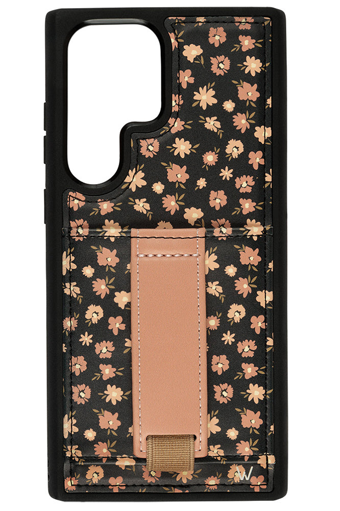 a phone case with a flower pattern