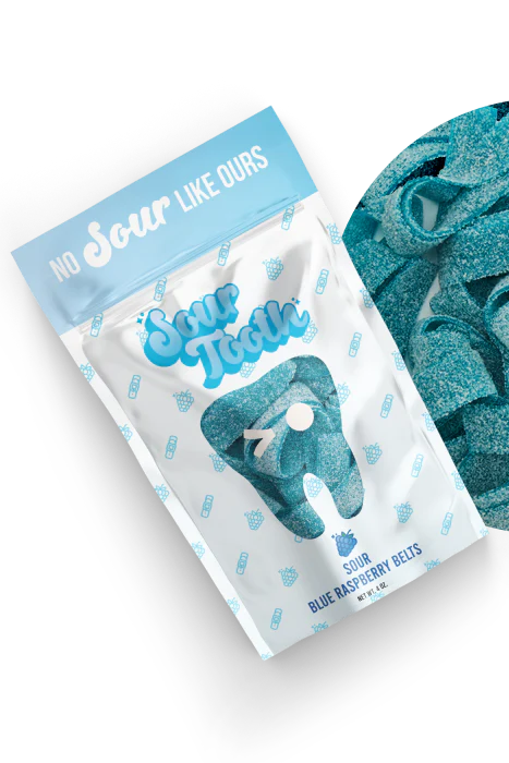 Sour Blue Raspberry Belts