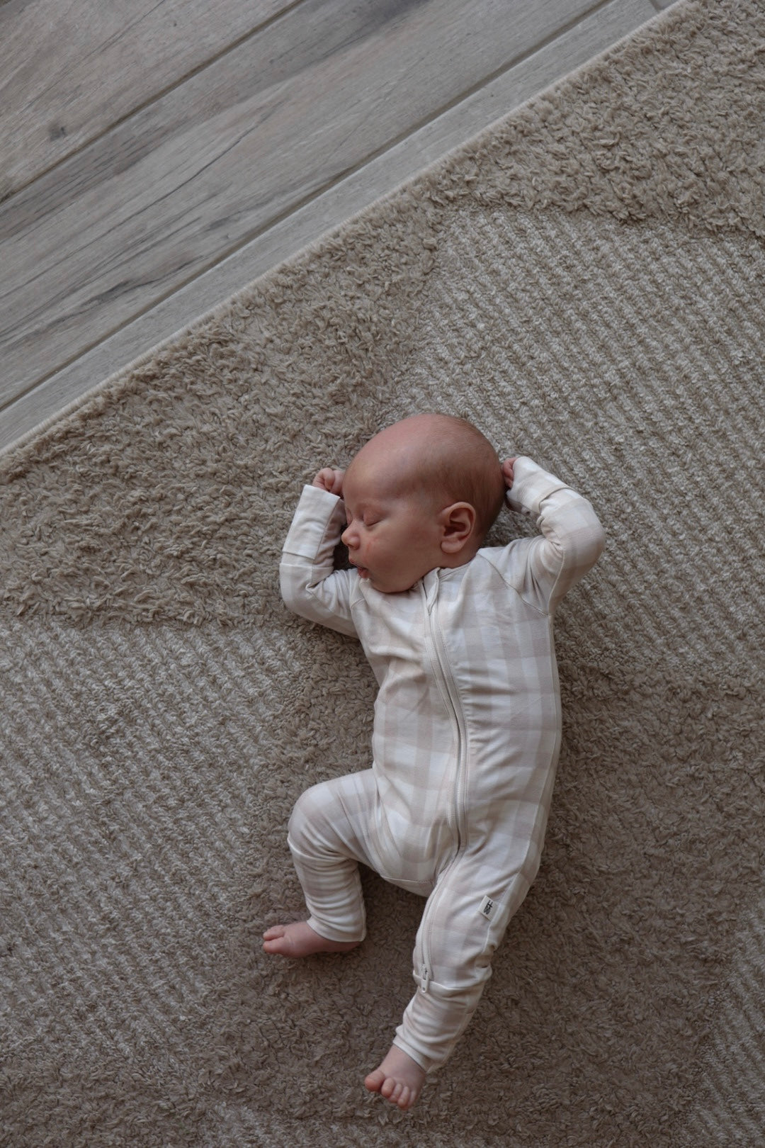 Bamboo Zip Pajamas | Gingham