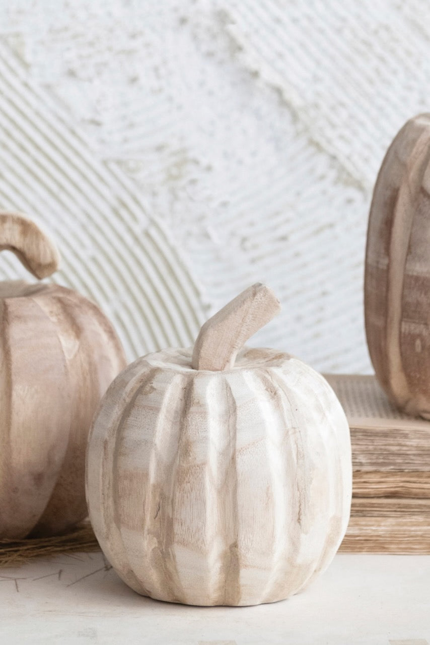 Round Hand Carved Pumpkin | ROOLEE
