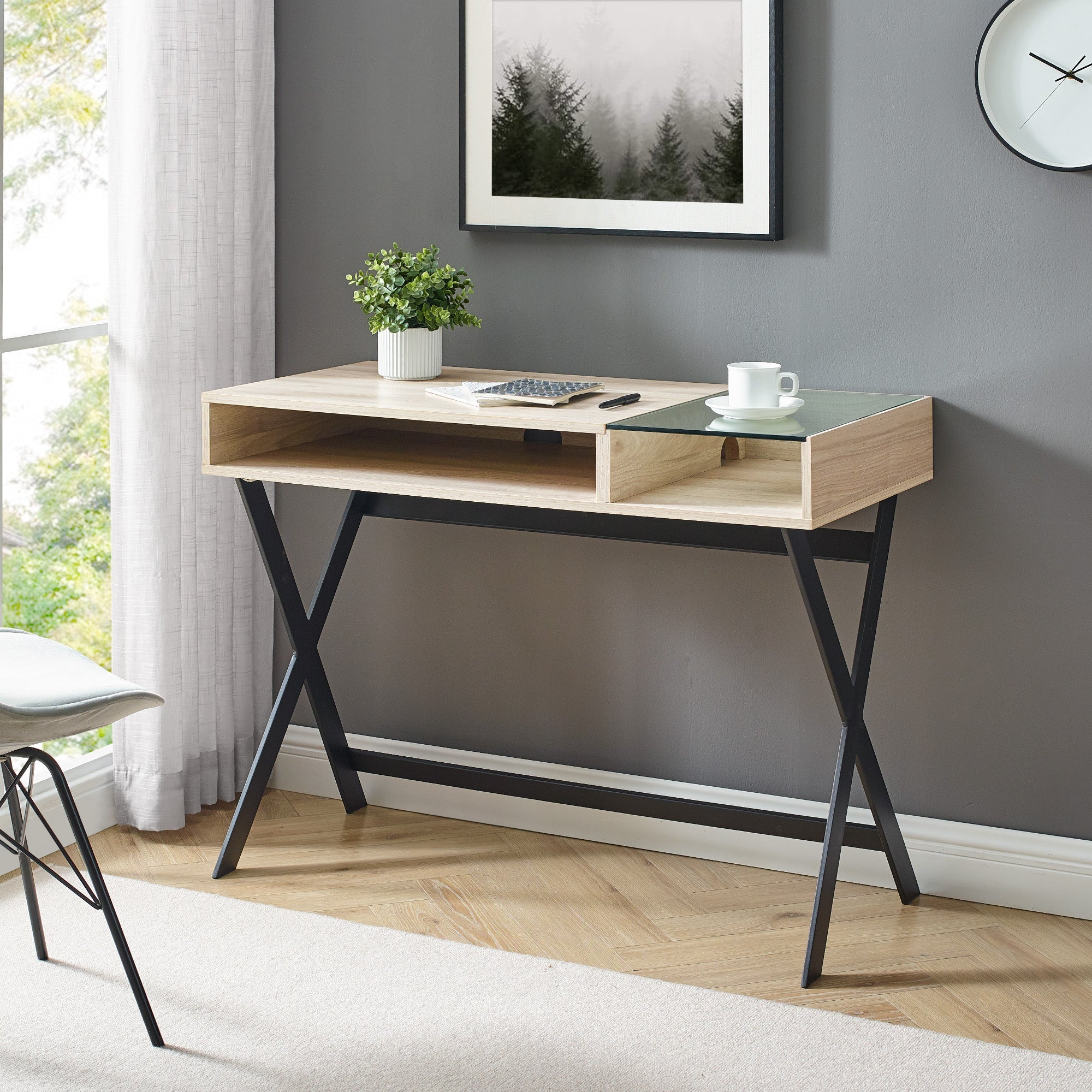 Beth 42" X Leg Writing Desk