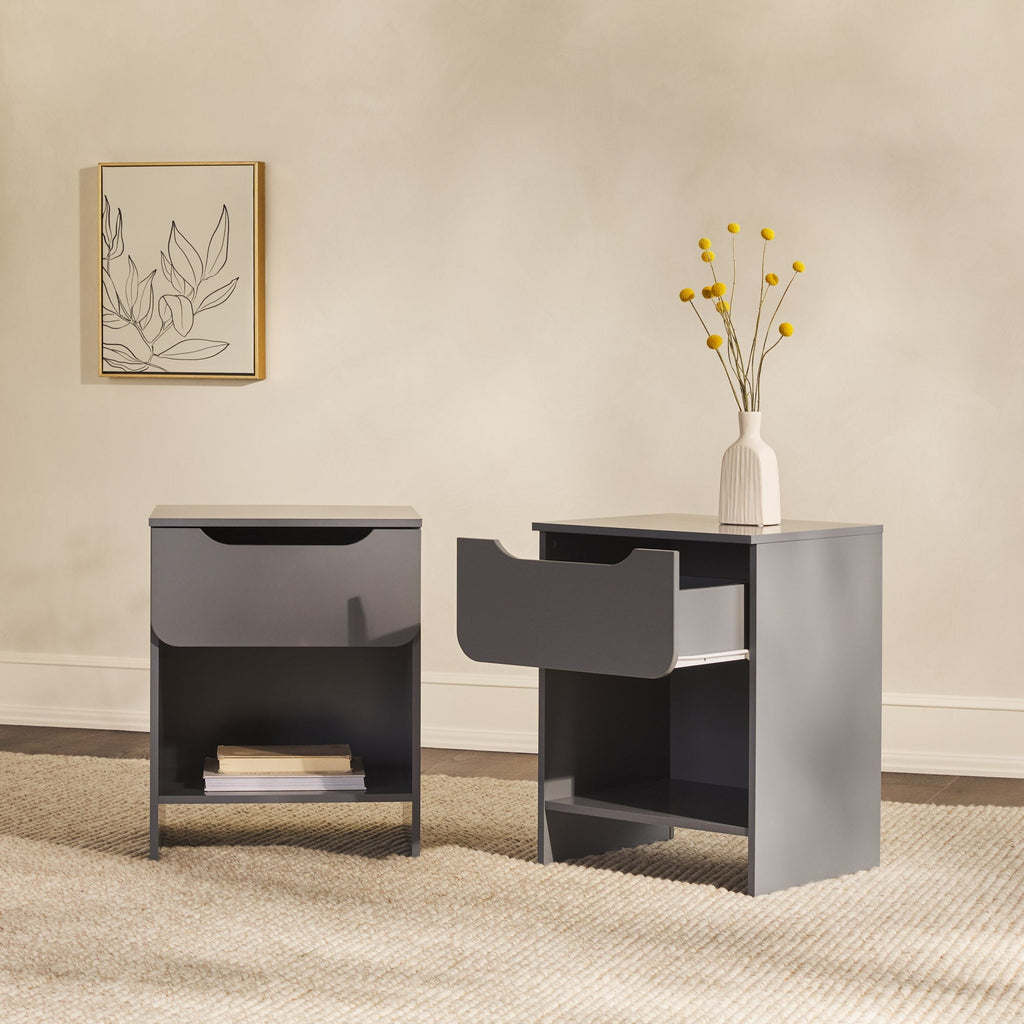 Domm Modern 1-Drawer Nightstand