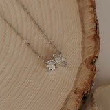 Sloane Two Stone Diamond Necklace