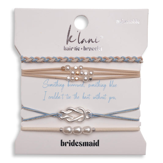Bridesmaid Hair Tie Bracelets
