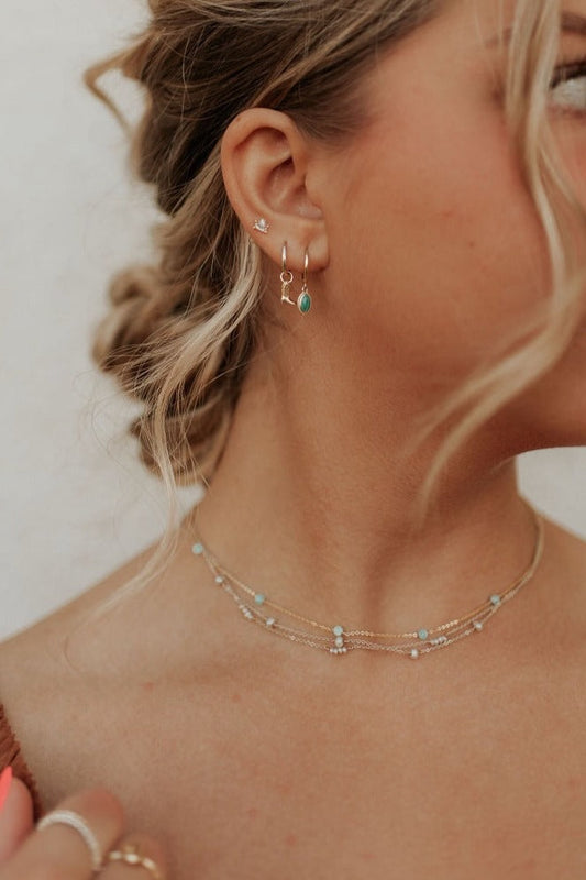 Malibu Necklace in Turquoise