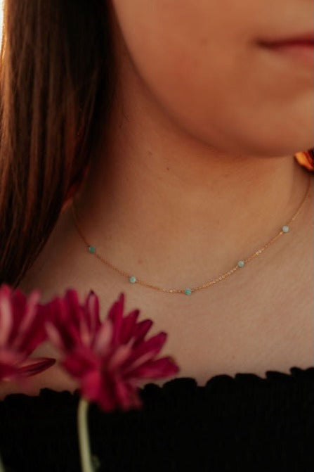 Malibu Necklace in Turquoise