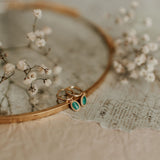 Riley Turquoise Hoops