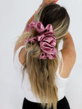 JUMBO SLEEP SILK/SATIN SCRUNCHIES