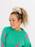 JUMBO SLEEP SILK/SATIN SCRUNCHIES