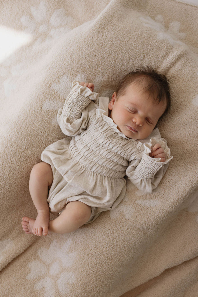 Baby Linen Romper | Flax