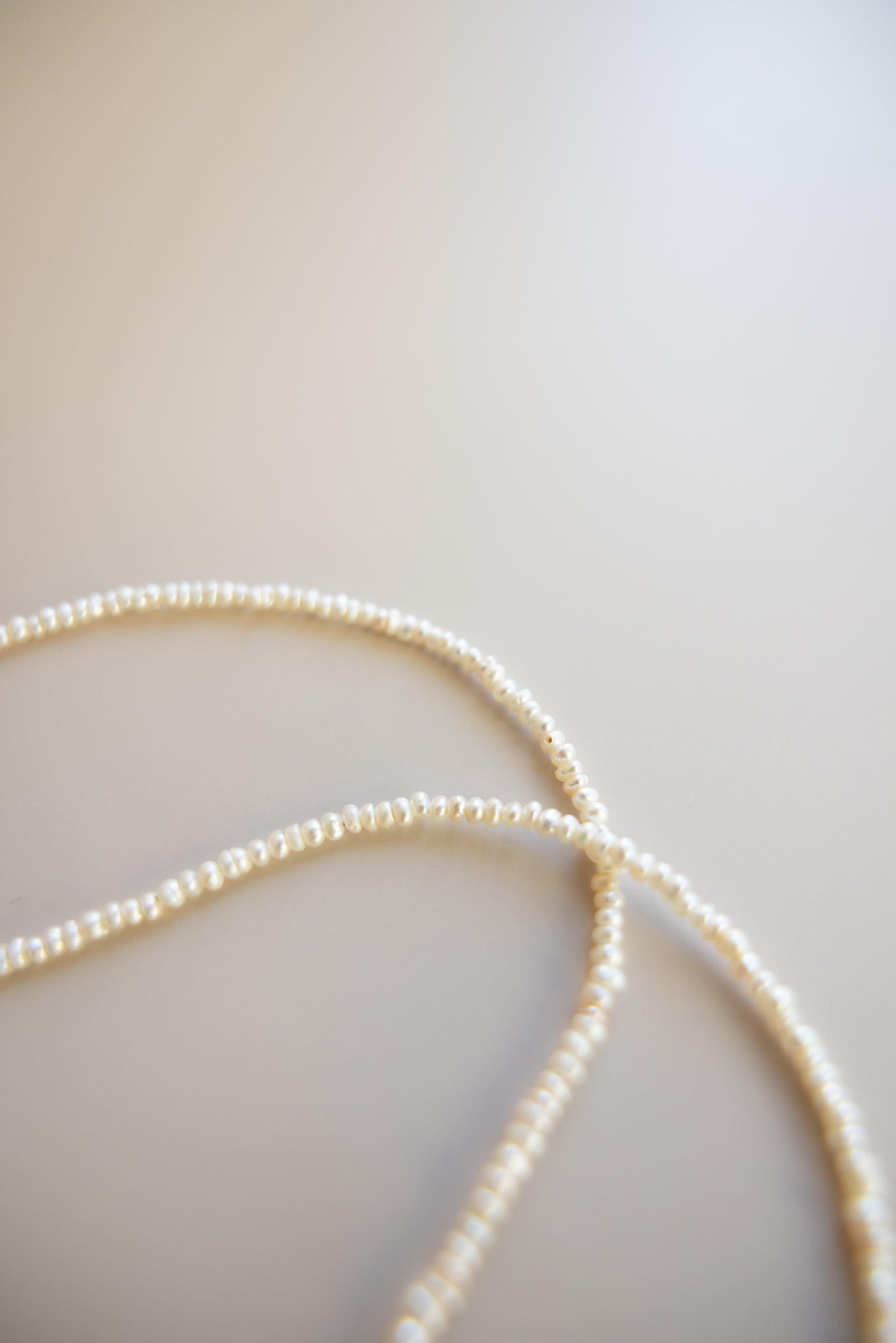 Button Pearl + Large Pearl Pendant Necklace