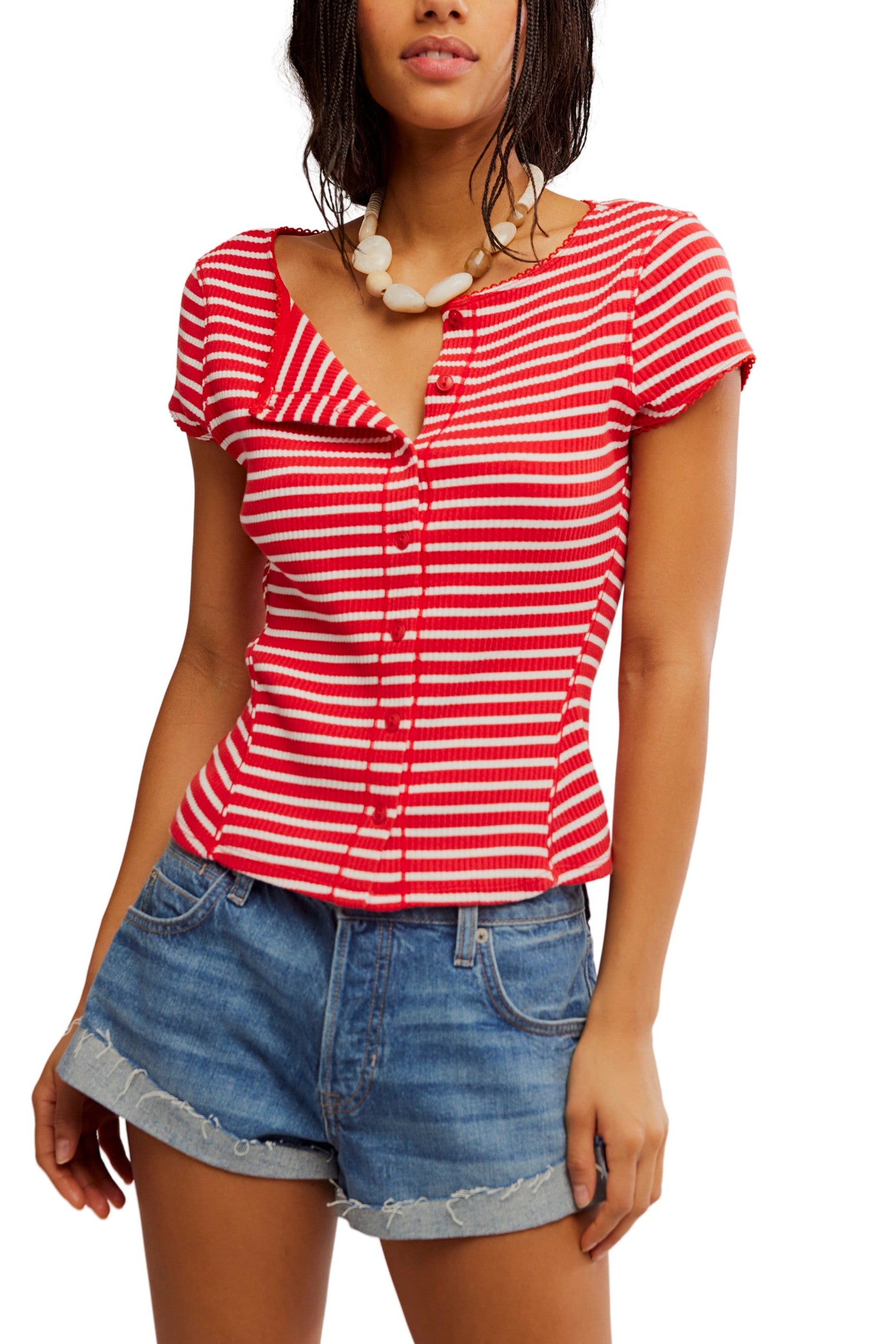 Free People Most Wanted Striped Cardi
