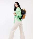 The Diaper Pack  - Black / Tan