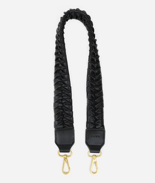 The Fishtail Braid Strap Short - Black