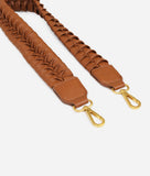 The Fishtail Braid Strap Short - Brown