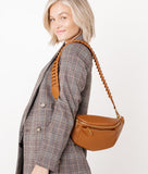 The Fishtail Braid Strap Short - Brown