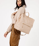 The Fawn + Nordstrom Square Diaper Bag - Beige