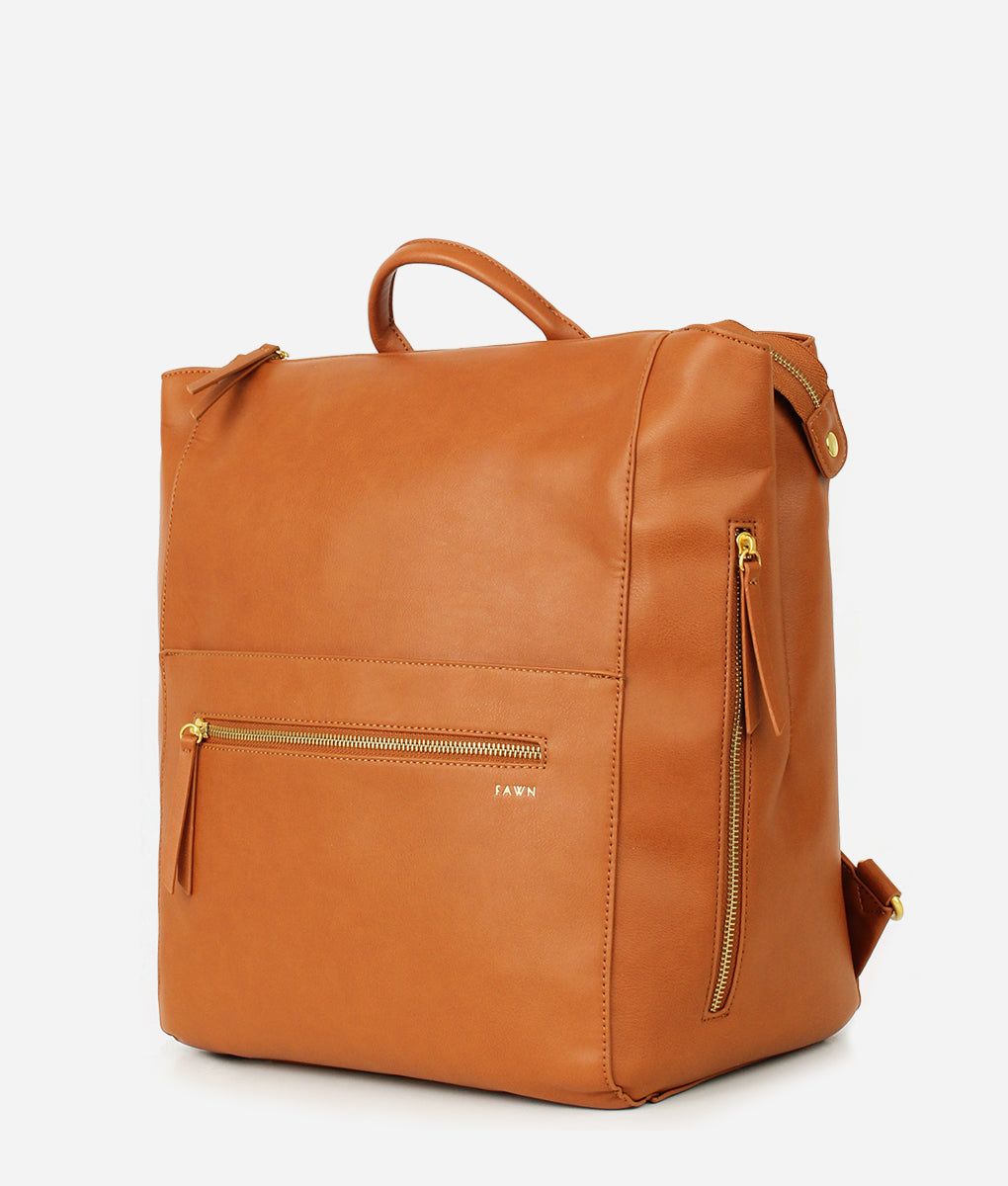 The Square Diaper Bag - Brown