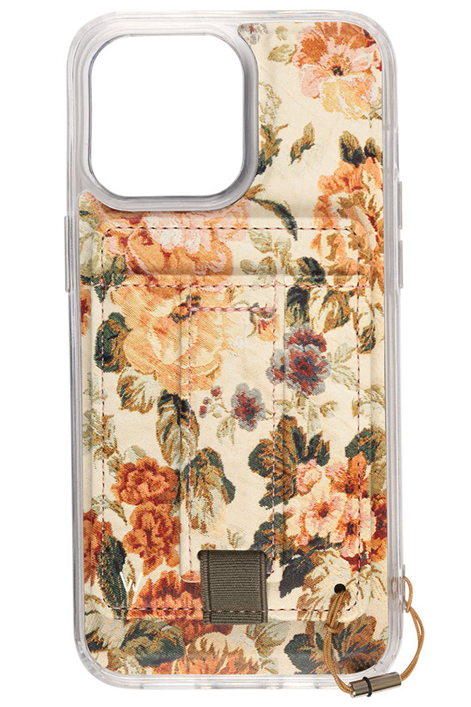 a phone case with a floral pattern