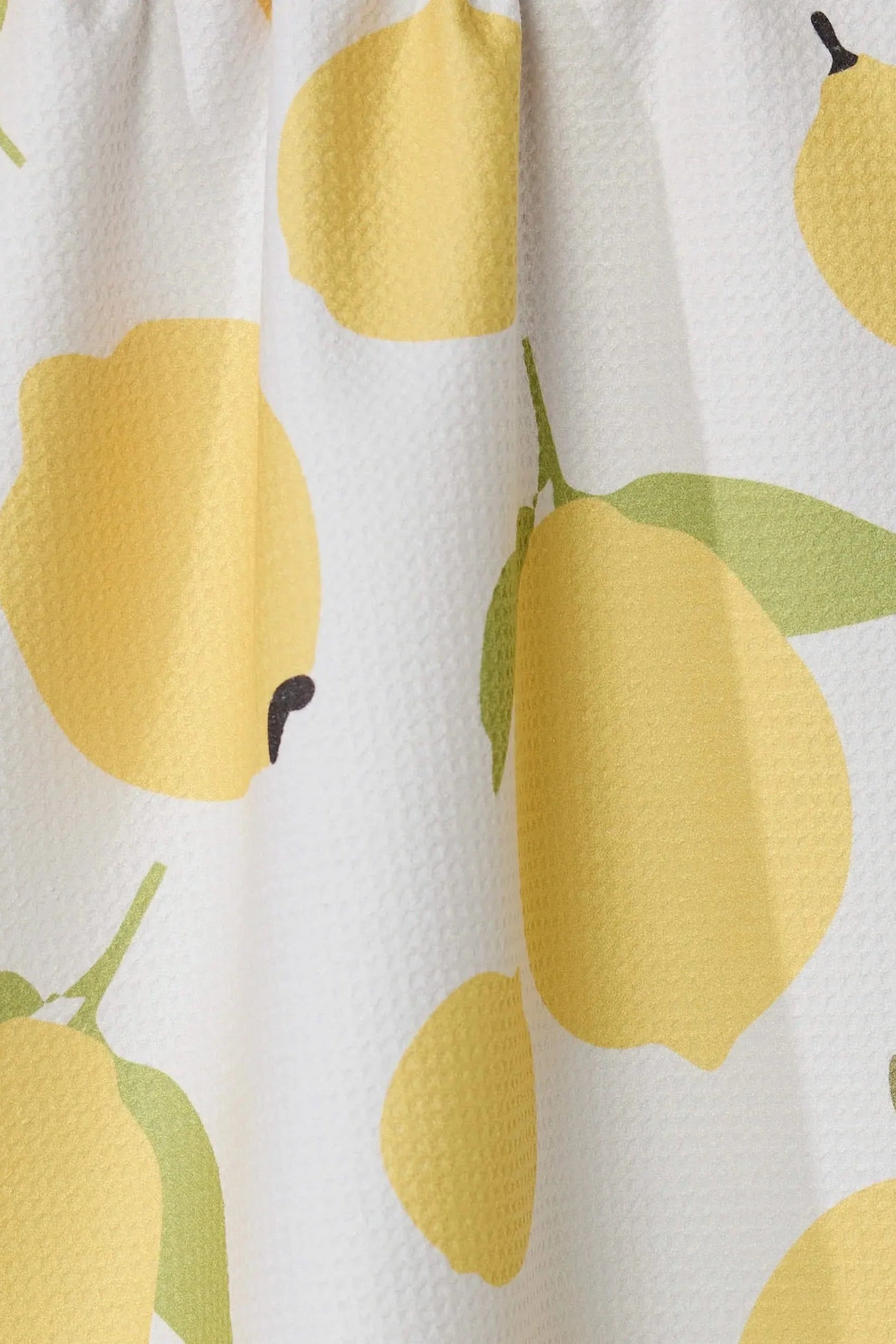 Geometry Sunny Lemons Tea Towel