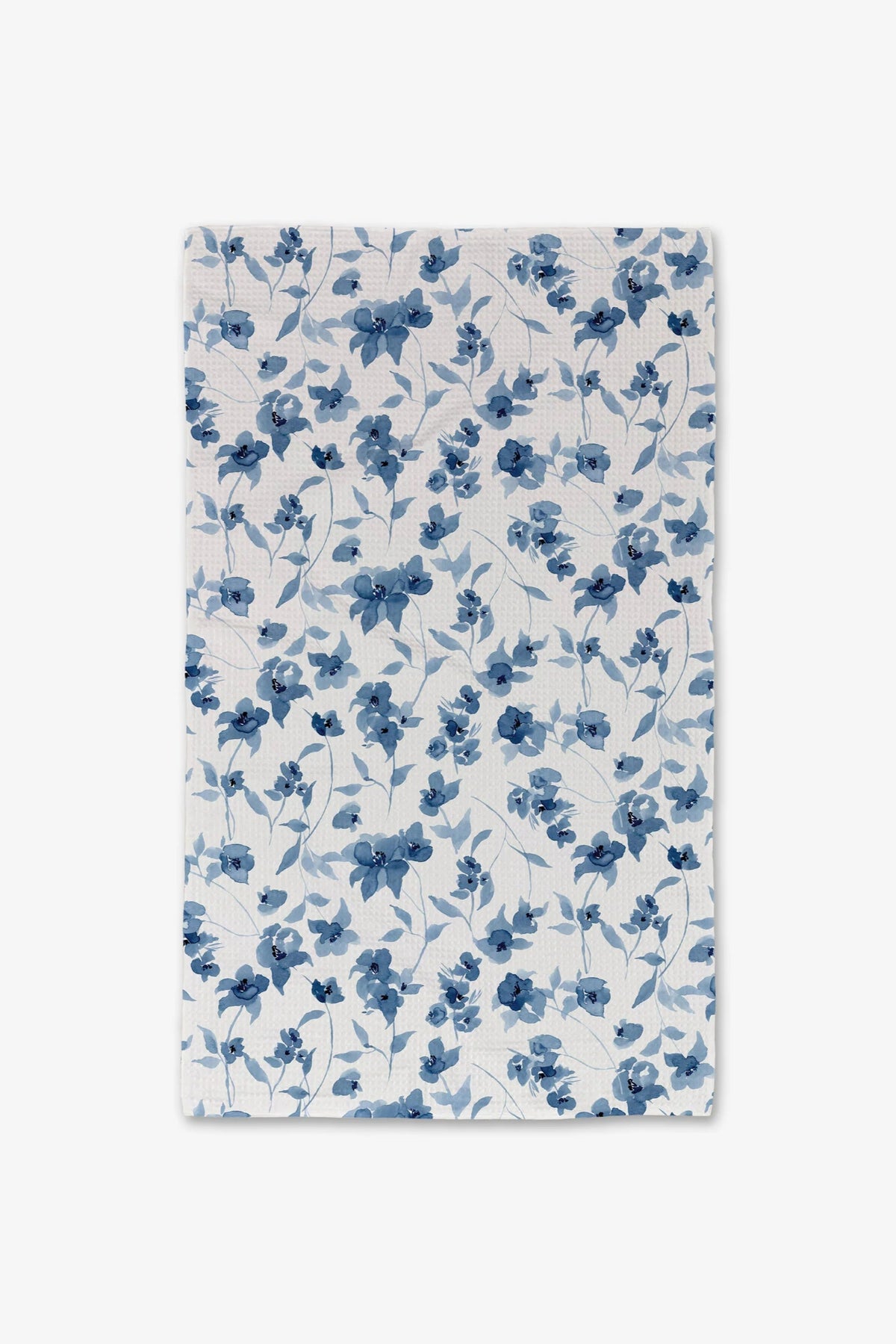 Geometry Blue Floral Luxe Hand Towel