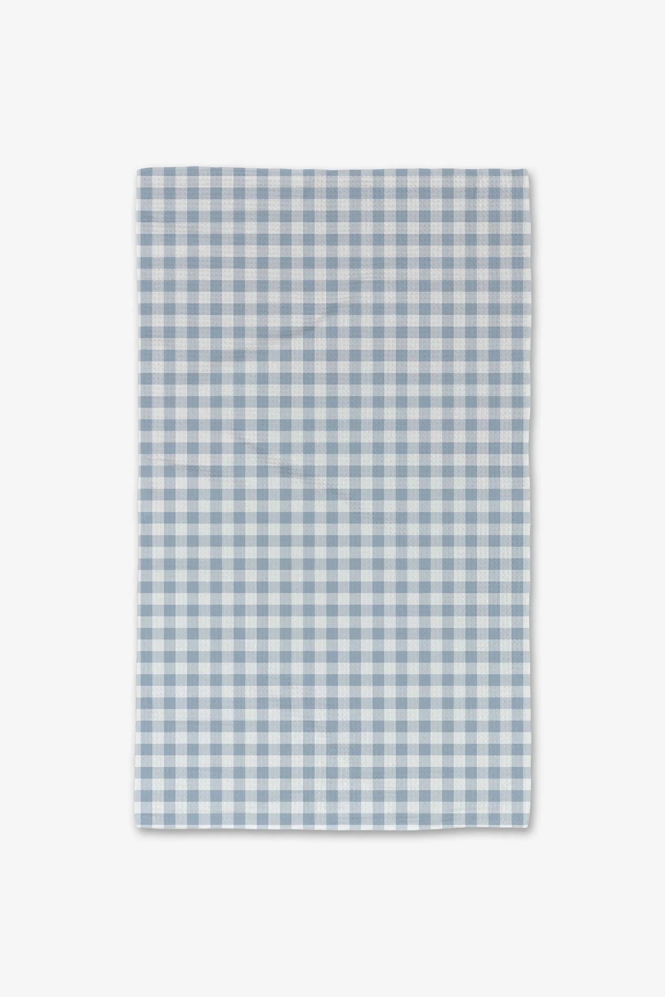 Geometry Blue Gingham Luxe Hand Towel