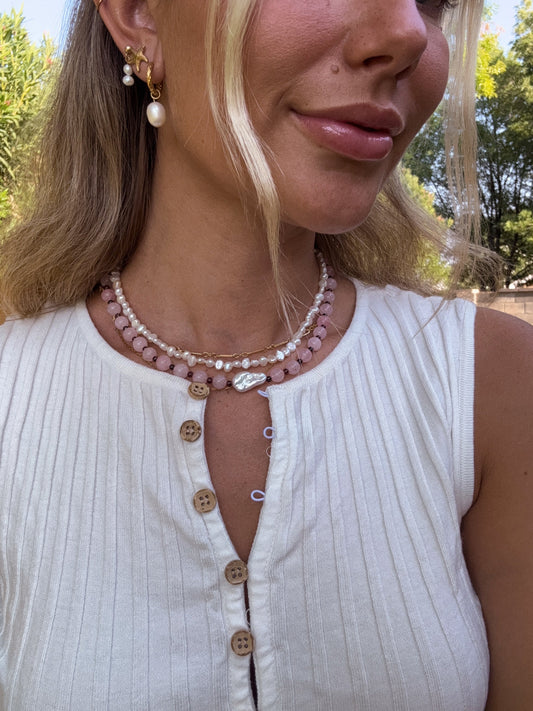 Irregular Pearl Necklace