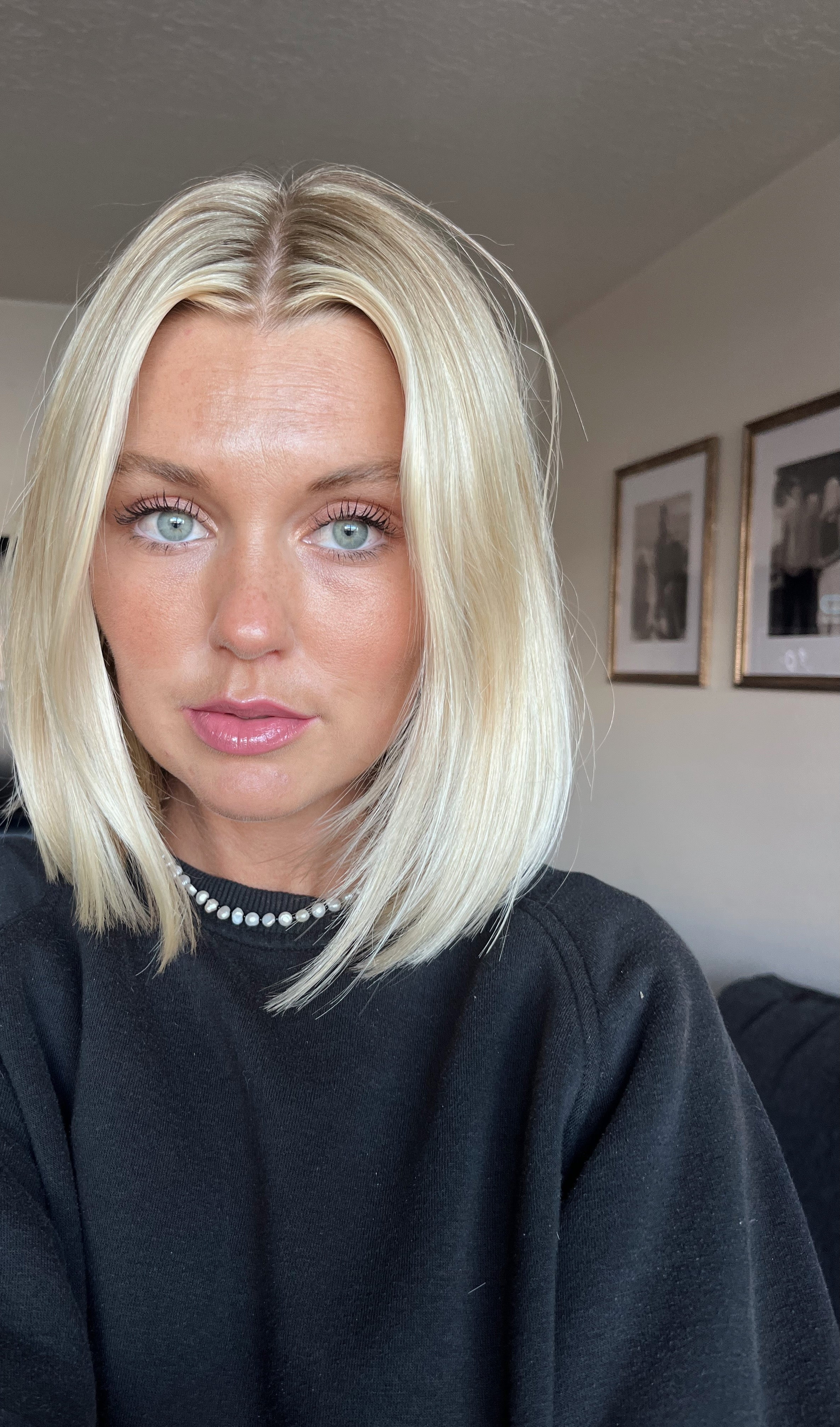 Pearl + Black Necklace