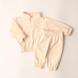 Birch Zip Set in Cream