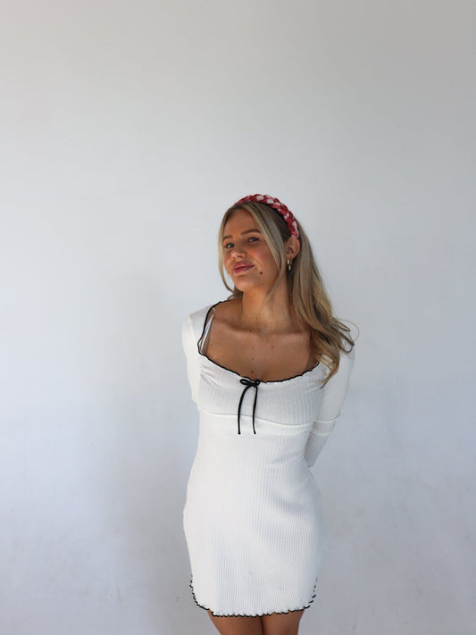 RED GINGHAM HEADBAND