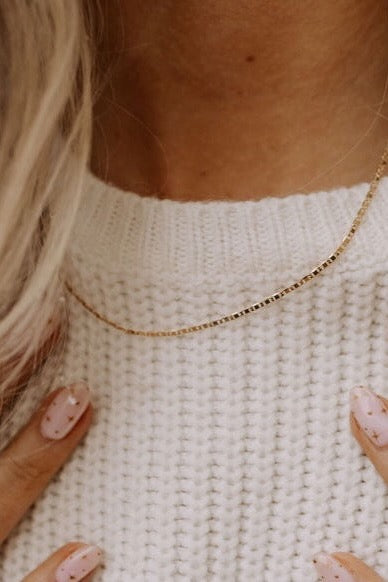 Hannah Gold Filled Mariner Necklace
