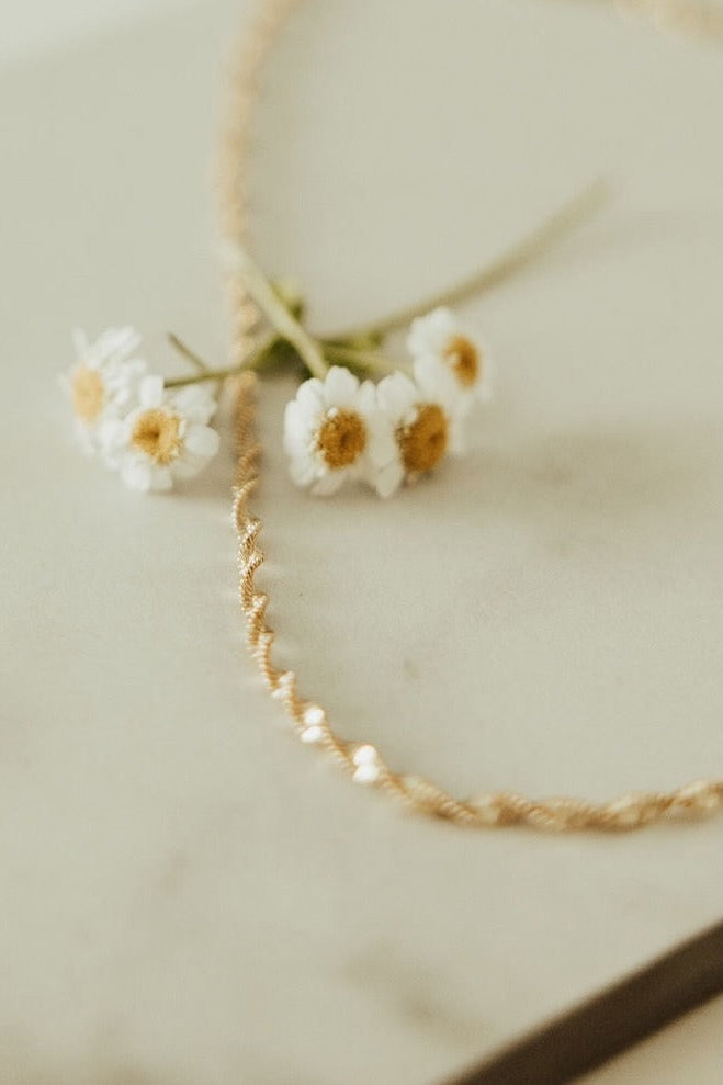 Amelia Gold Filled Twist Necklace