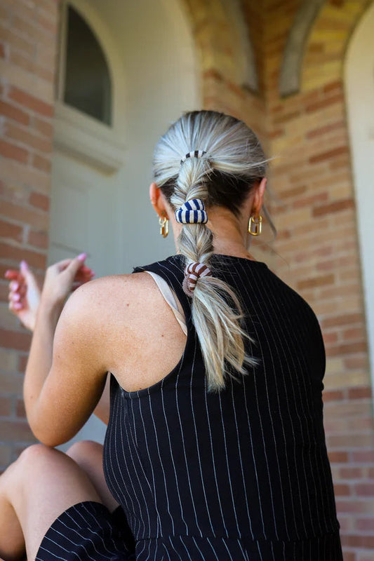 KAXI University Striped Hair Tie Pack