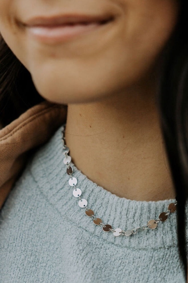 Chloe Gold Filled Coin Necklace