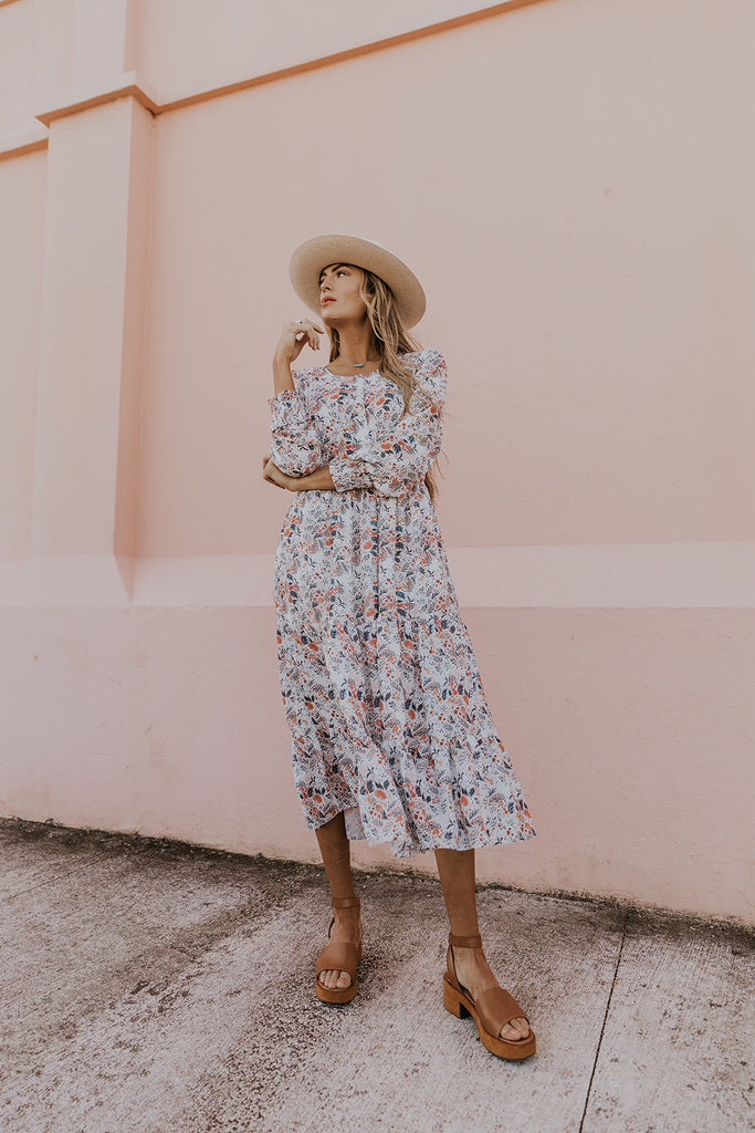 Wisteria Dream Floral Maxi