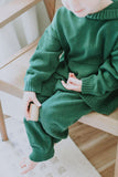 Hunter Knit Set in Green
