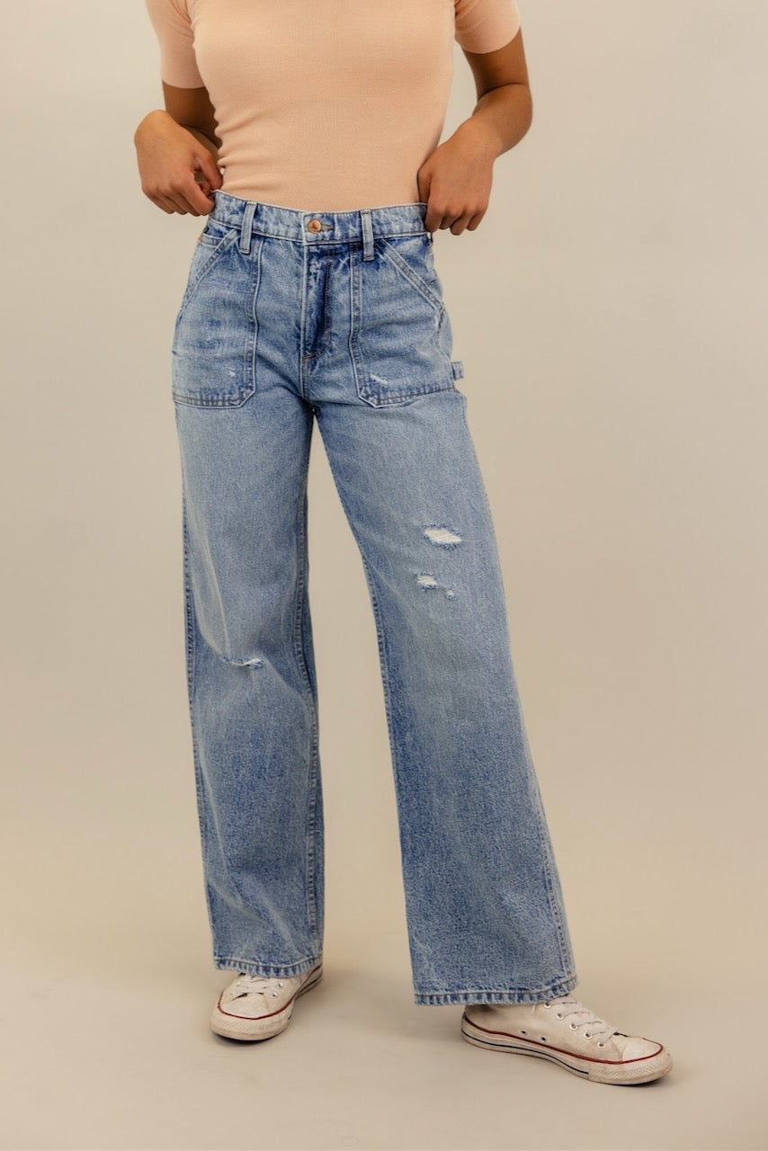 Hendrik High Rise Utility Jeans