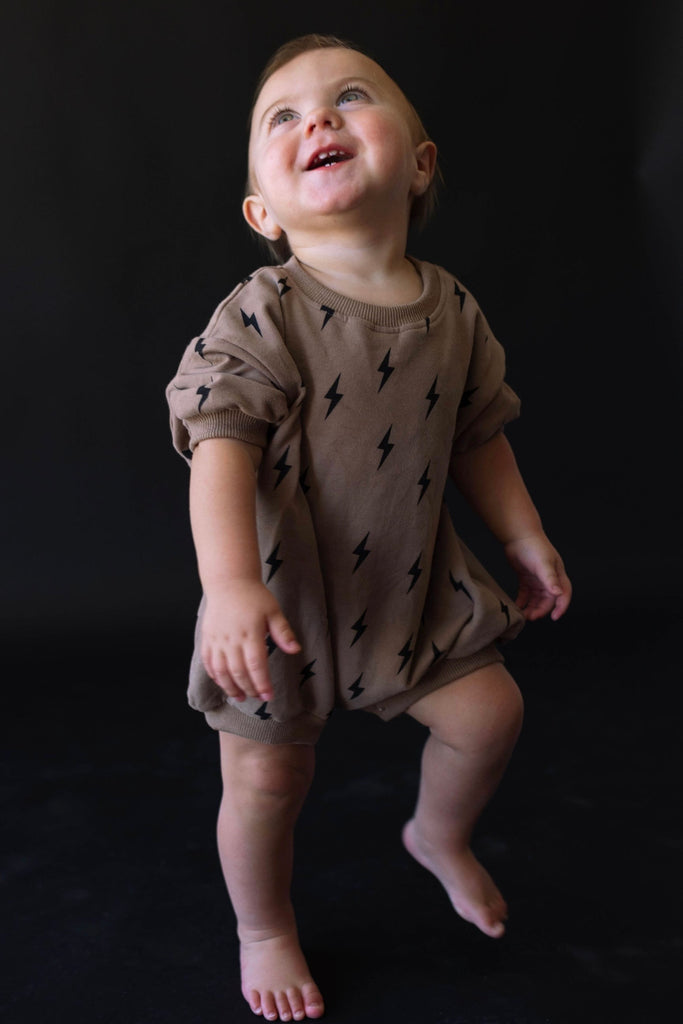 Lightning Bolt | Short Sleeve Romper