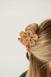 Cutout Flower Claw Clip