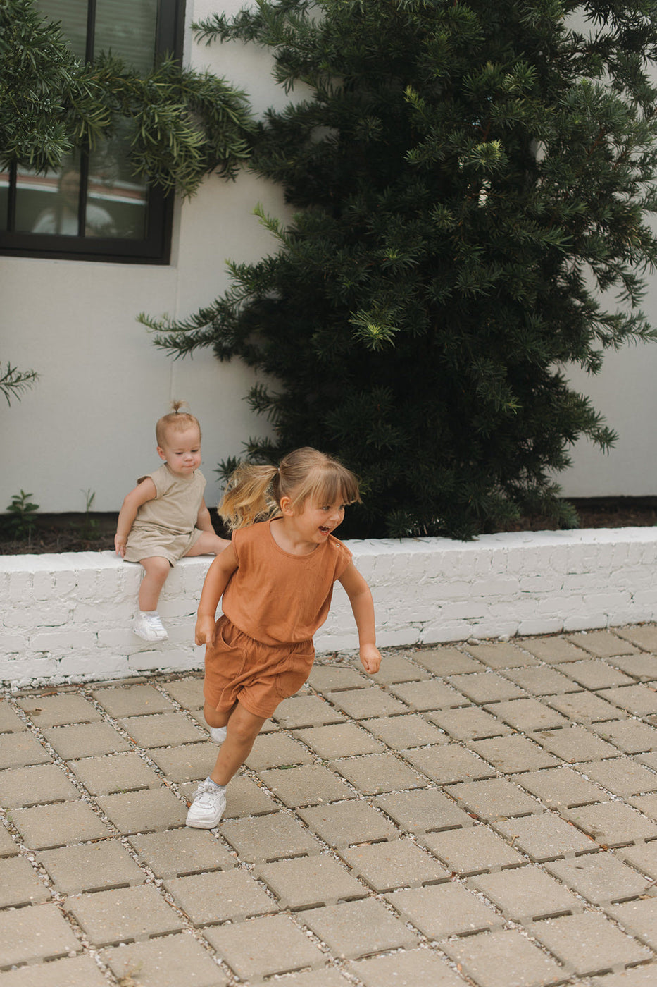 Tate Sleeveless Set in Burnt Orange