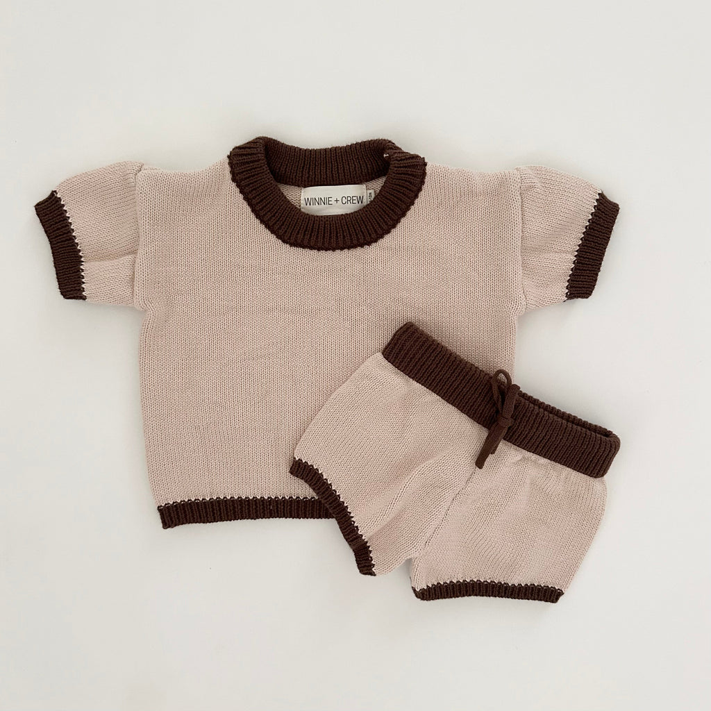 Owen Knit Set in Cream