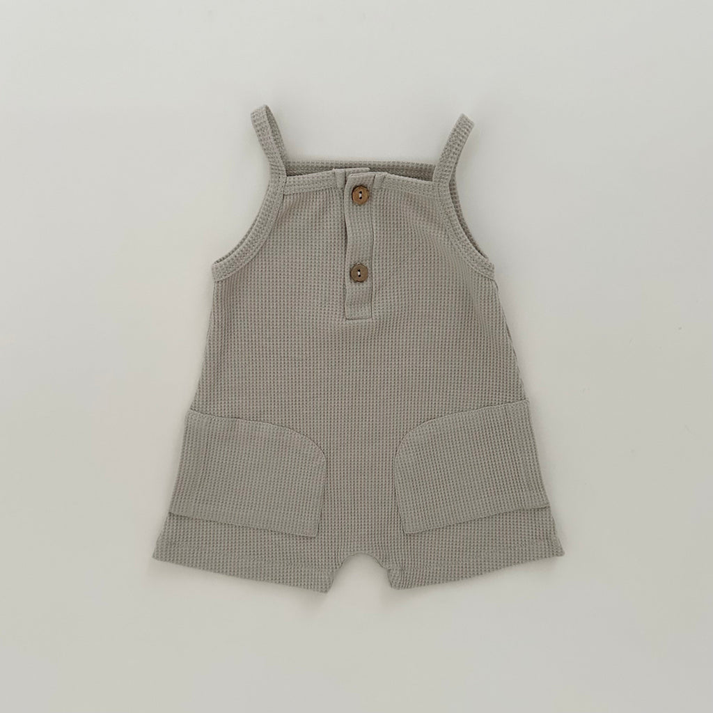 Wynn Romper in Light Grey