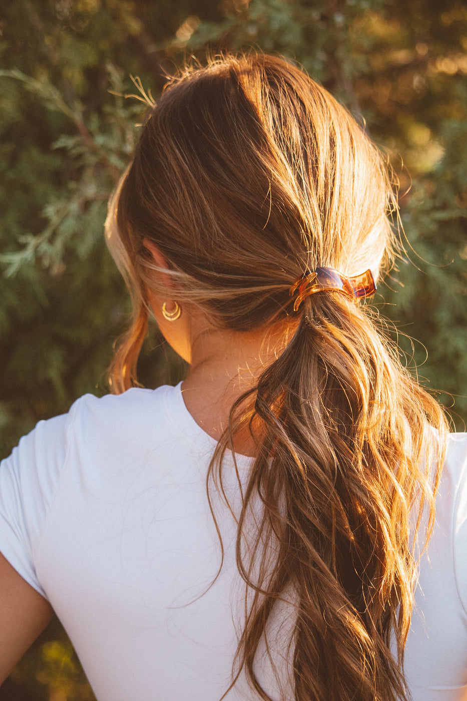 Skinny Ponytail Claw Clip