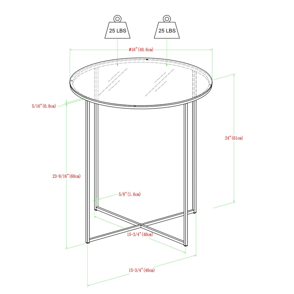 Alissa Side Table Set of 2