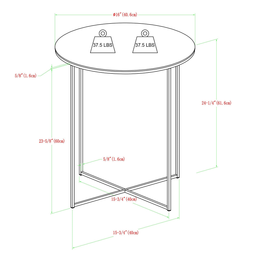 Alissa Side Table Set of 2